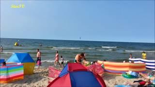 Międzyzdroje Plaża strzeżona sierpień wrzesień