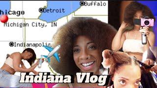 Indiana Vlog | Meet My Mom | Getting My Hair Braided