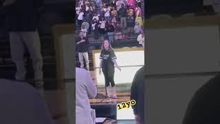 Ali B sings The National Anthem at The University of Southern Mississippi’s basketball game