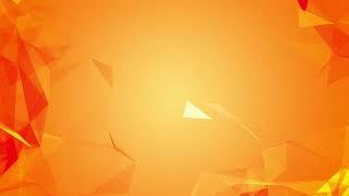 Polygonal Orange Abstract Background