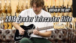 2016 Fender Telecaster Elite Black Sparkle | Guitar of the Day