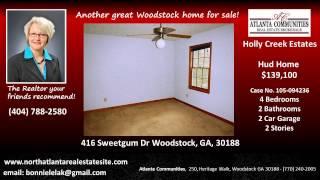 30188 Woodstock GA  HUD Homes for Sale 404.788.2580  Holly Creek Estates Hud Home for Sale