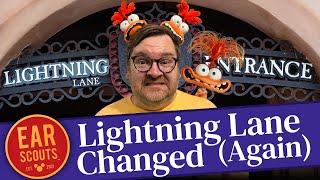 MORE Lightning Lane Changes at Disney World: What's Different and New Strategies for Tough Rides