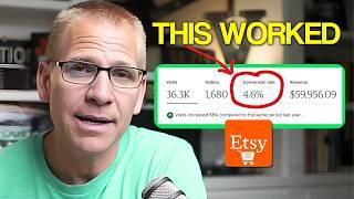 This Is HOW To INCREASE Your Etsy Sales Conversions