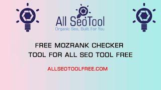 How to Find Moz Rank free | Page Authority Score | Domain Authority Score | Mozrank Checker  FREE