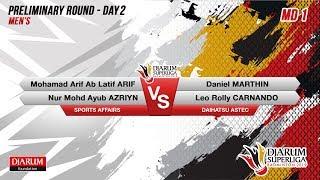 PRELIMINARY ROUNDS | MD1 | LATIP/AYUB (SPORTS AFFAIRS) VS DANIEL/LEO (DAIHATSU ASTEC)