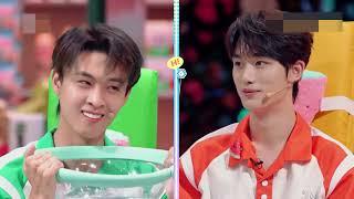 《你好星期六》Hello Saturday 答题泼水游戏Question and answer splashing game秦霄贤Qin Xiaoxian张颜齐Zhang Yanqi互泼好猛