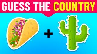 Can YOU guess these 20+ COUNTRIES by Emoji?  | Interactive Quiz