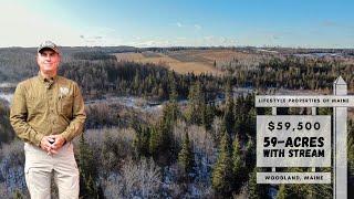 SOLD 59± Acres Land Stream | Maine Real Estate