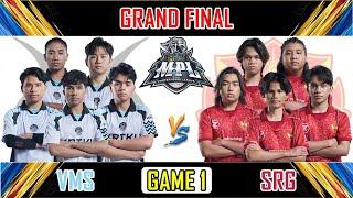 TEAM VAMOS VS SELANGOR RED GIANTS - GAME 1 | GRAND FINAL - MPL MY S14 | VMS VS SRG [BM]