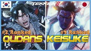 Tekken 8 ▰ KEISUKE (#4 Ranked Kazuya) Vs QUDANS (#2 Ranked Devil Jin) ▰ High Level Gameplay