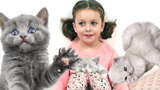 Kids react to kittens for the first time