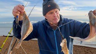 Winter Sea Fishing from the Beach- January 2023