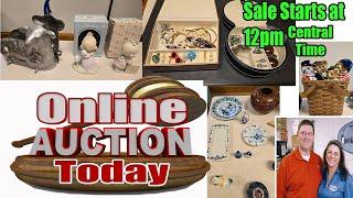 Live 4 hour auction! Delft dishes, coins, jewelry, precious moments, Longaberger and much more!