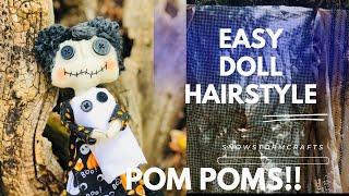 Doll hairstyle POM POM buns! Easy & fun! Tips & tricks