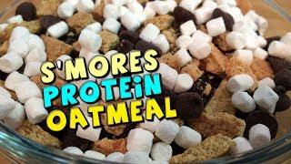 S'mores Protein Oatmeal | Healthy S'mores Alternative