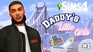 **NEW LP**  Daddy’s Little Girls  | Sims 4 Single Dad | #1 Meet Chasen King