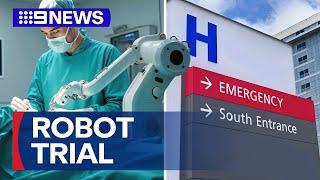 Robot used in heart attack procedures in world-first trial | 9 News Australia