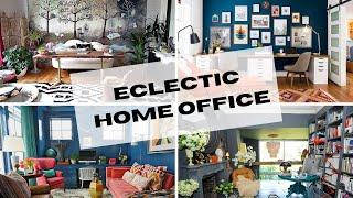 Bold Colorful Eclectic Home Offices  Home Decor & Home Design | And Then There Was Style