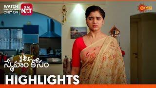 Sneham Kosam - Highlights of the day | Watch full EP only on Sun NXT | 05 Mar 2025 | Gemini TV