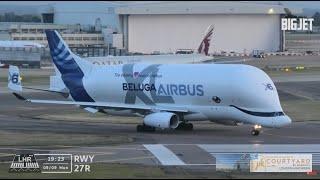 Airbus Beluga XL Departure at Heathrow Airport