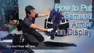 How to put Samurai Armor on display