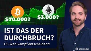 BITCOIN BRICHT AUS! - Startschuss für Bullrun & Altcoin Season? | Krypto News