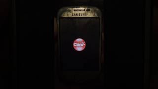 Samsung Galaxy Fit - Startup and shutdown (Claro) #oldphone  #smartphone #shorts