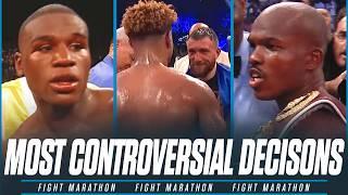 The Most Controversial Decisions In Boxing | FIGHT MARATHON