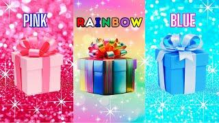 Choose Your Gift...! Pink, Rainbow or Blue  How Lucky Are You? #gift