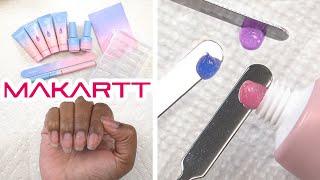 Trying Makartt Glitter Jelly Polygel Kit