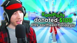 I paid Streamers to PLAY Southwest Florida! (Roblox)