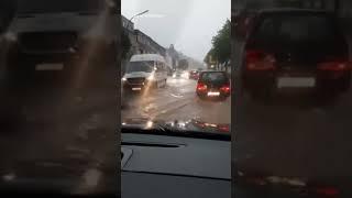 HEFTIGE UNWETTER: Wassermassen zerstören Teile von Deutschland! | WELT #shorts