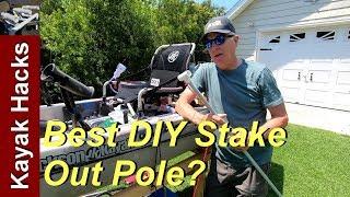 DIY Stake Out Pole Kayak Anchor - No PVC! (Stake Out Pole Part 1)