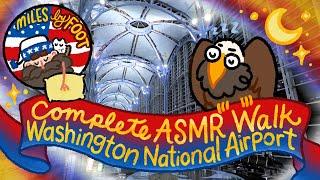 The Ultimate ASMR Airport Walk - Washington National Airport (DCA) - All Gates and Terminals!