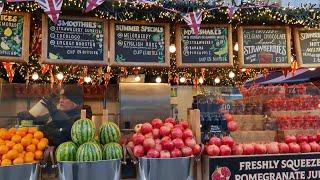 Fresh Fruit Juice Bar on London street