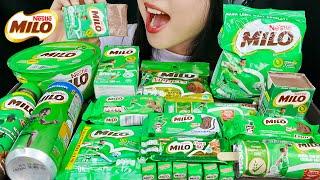 ASMR MILO PARTY (ALL VARIANT) MILO ICE CREAM, MILO PUDDING, MILO NUGGETS, CUBE, COOKIES, CHOCO BAR 