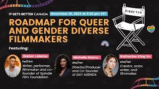 Roadmap for Queer and Gender Diverse Filmmakers