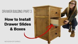 How to Install Drawer Slides and Drawer Boxes