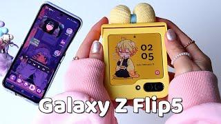 Galaxy Z Flip5 | Aesthetic & cute cases + Android customization *One UI 6*