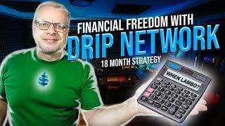 Drip Network Financial Freedom!!! 18 Month Strategic Calculator