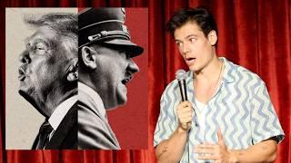 German Comedian Roasts US Politics: Trump vs. Hitler?! Mario Adrion | Standup Comedy