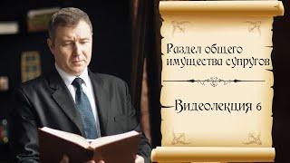 Раздел совместно нажитого имущества супругов ● Видеолекция №6