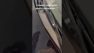 Using Ceramic Coating for the restoration of plastics. CQ.UK