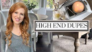 DIY HIGH END  HOME DECOR DUPES • AFFORDABLE DECORATING