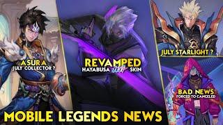 HAYABUSA 11.11 REVAMP | JULY COLLECTOR SKIN | JULY STARLIGHT SKIN  - Mobile Legends: Bang Bang