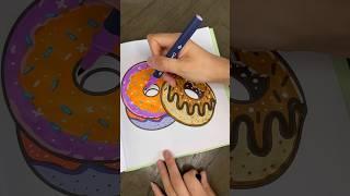 Coloring Happy Donuts