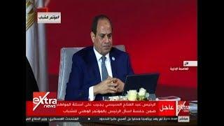 الرئيس السيسي: ستقابل إسرائيل بعشرات الآلاف من الصواريخ فى هذه الحالة