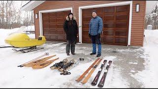 TRADITIONAL VS MODERN SKIS, SNOWSHOES AND SNOWMOBILE