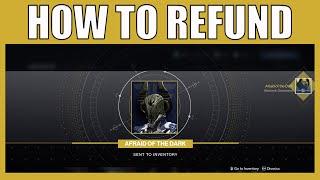 How To Refund Store Items Destiny 2 - How To Find Weapons And Armor Purchased From Eververse Store